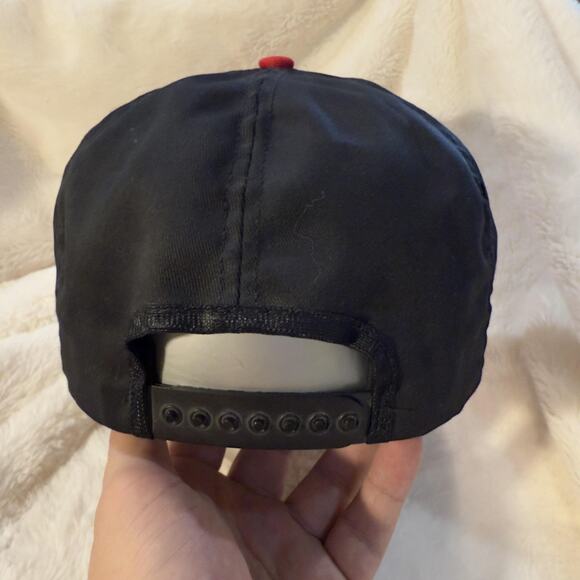 Vintage Dodge Hat Cap Snap Back One Size Black Red Mopar Men Embroidered 90s USA - Picture 3 of 7